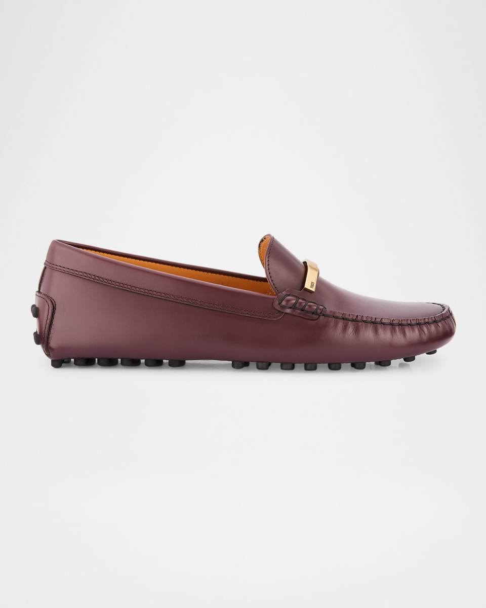 Gommino Leather Bar Driver Loafers